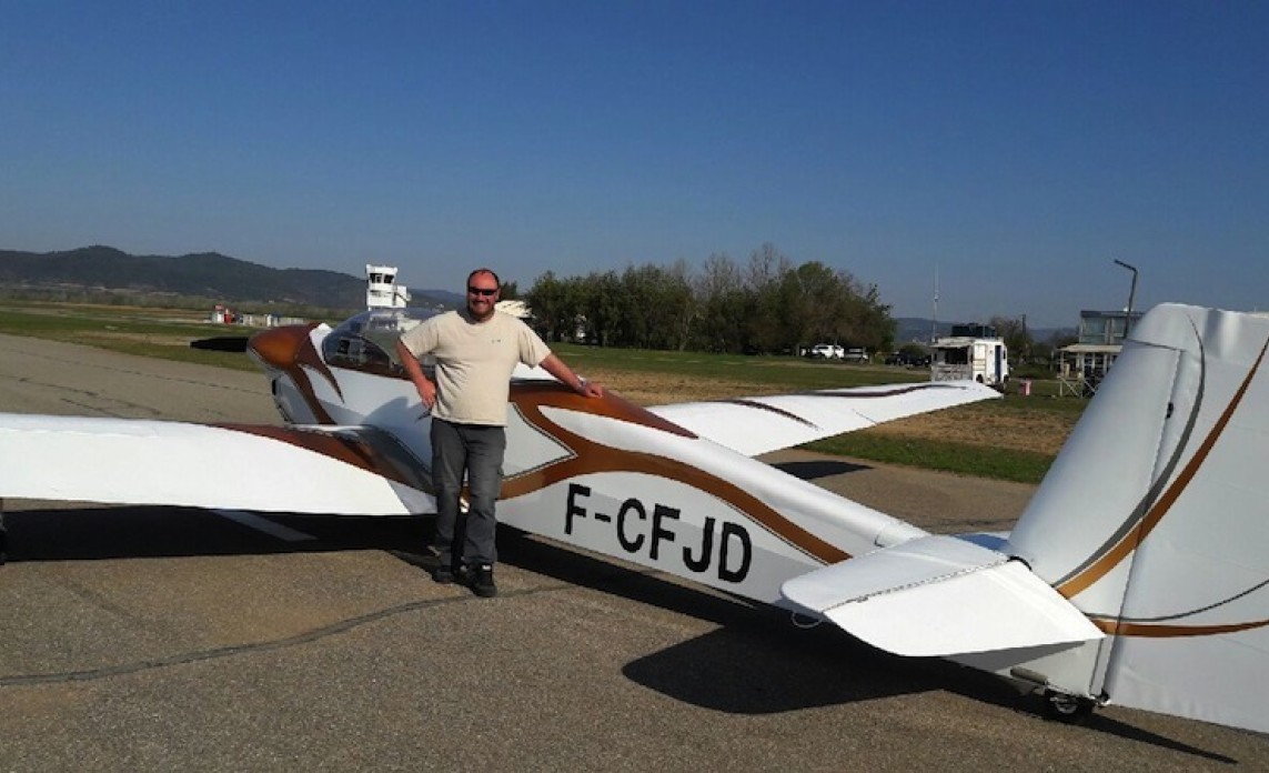 Le nouveau SF28 de l’AAVA est arrivé à Vinon, et Stéphane l’a déjà adopté !